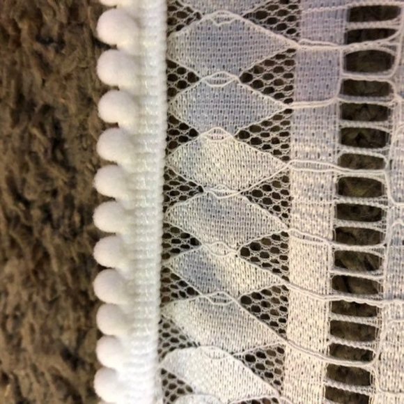 Landry Fringe Vest Womens One Size NEW White - Picture 6 of 12